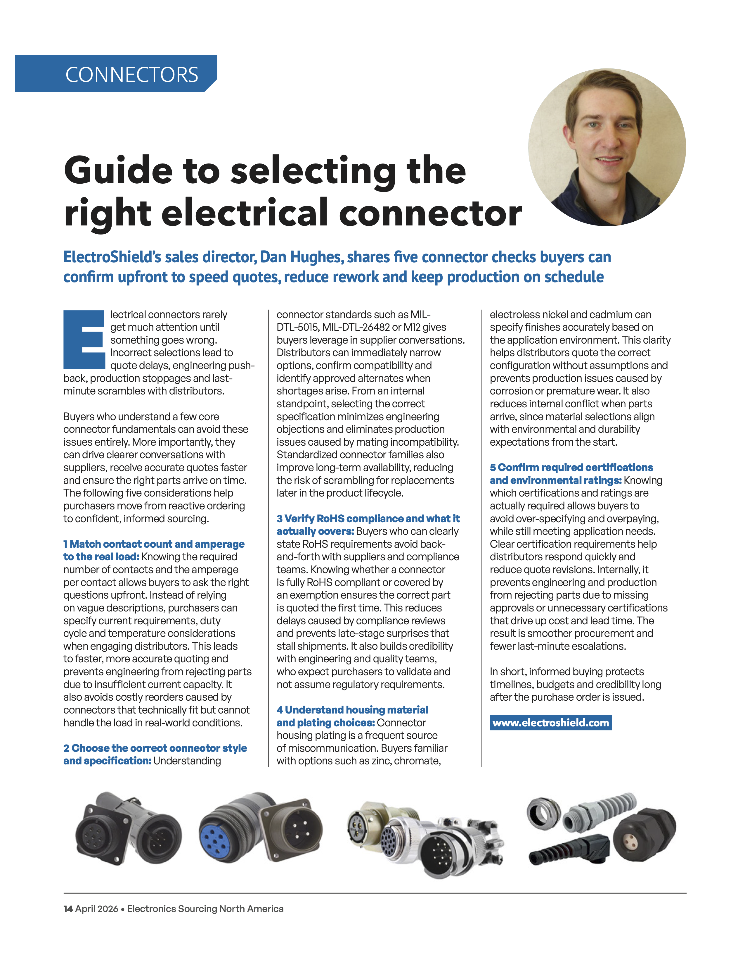 Electronics Sourcing North America article by Dan Hughes — click to read the full PDF